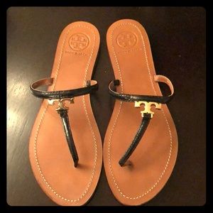 Tory Burch T Logo Flat Thong Sandal